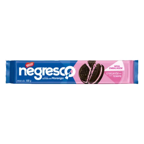 Biscoito Recheado Negresco 100g Morango