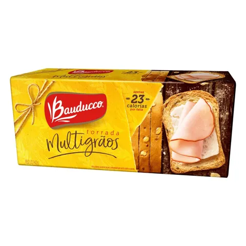 Torrada Multigrãos Bauducco Pacote 142g