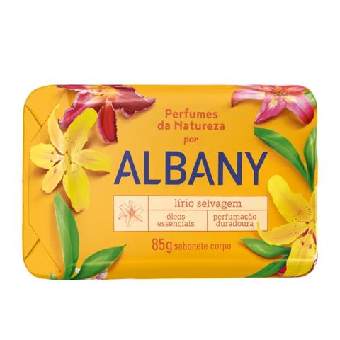 Sabonete Albany Suave 85G Lirio Selvagem
