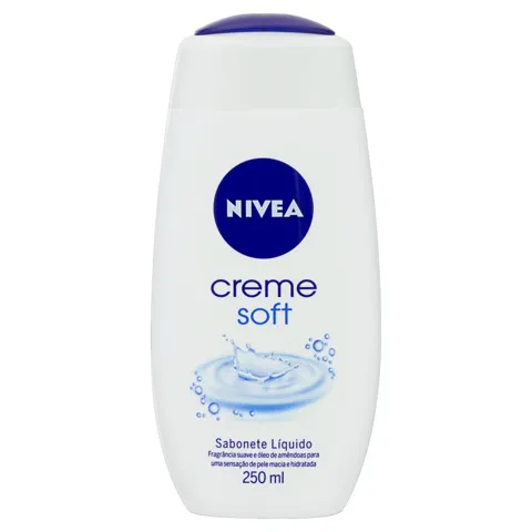 Sabonete Líquido Suave Nivea Creme Soft Frasco 250ml