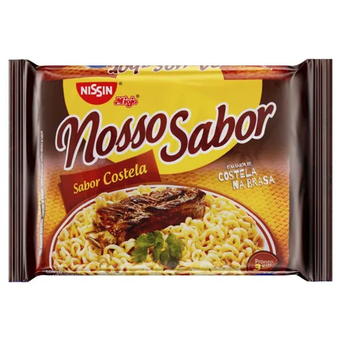 Macarrão Instantâneo Costela Nissin Pacote 74g