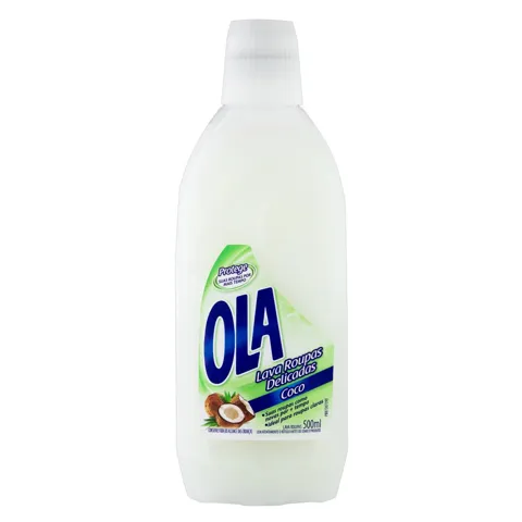 Lava-Roupas Líquido Roupas Delicadas Coco Ola Frasco 500ml