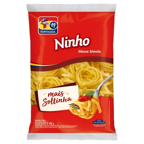 Macarrão de Sêmola Ninho Fortaleza Pacote 400g