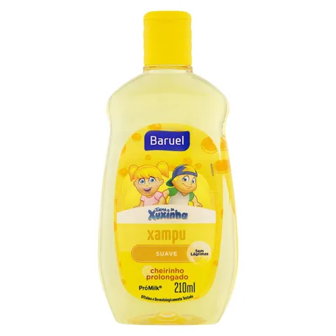 Shampoo Infantil Suave Turma da Xuxinha Baruel Frasco 210ml