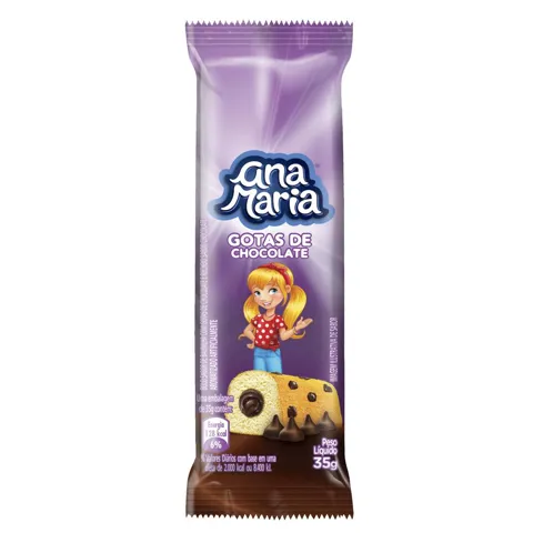 Bolo Ana Maria 35G Gotas Choco