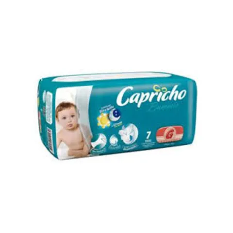 Fraldas Descartáveis CAPRICHO BABY G 7Unidade