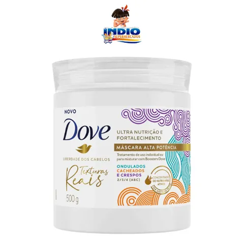 Mascara Dove 500G Texturas Reais