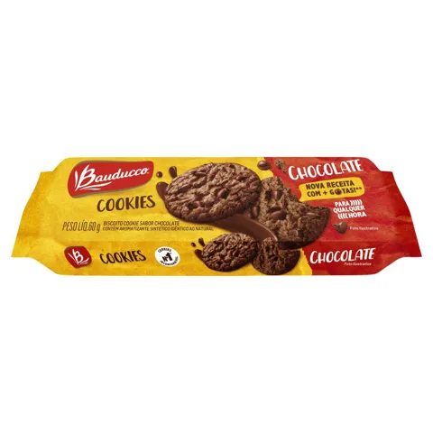 Biscoito Cookie Chocolate Bauducco Pacote 60g