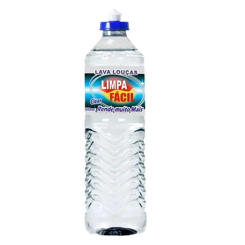 Deterg Liq Limpa Facil 500Ml Clear