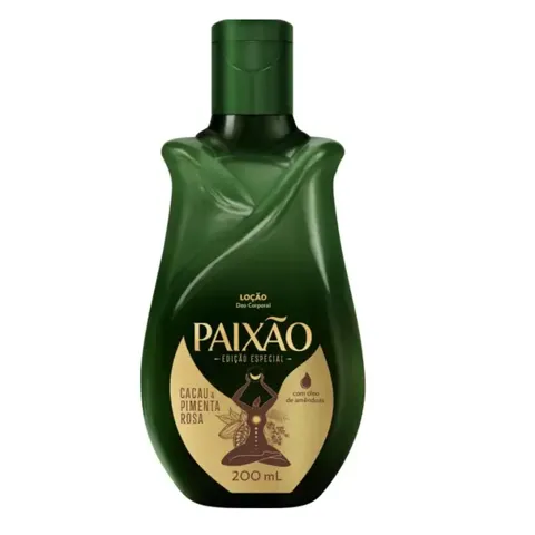 Loção Hidratante Paixão Cacau e Pimenta Rosa 200ml Edição Especial