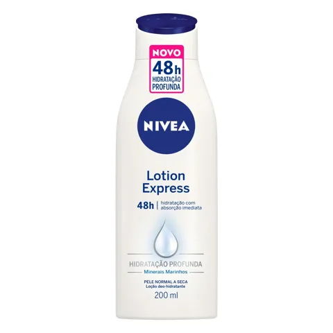 Loção Deo-Hidratante Corporal Nivea Lotion Express Frasco 200ml