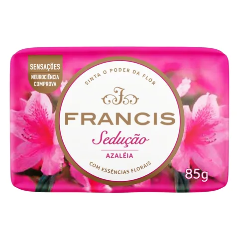 Sabonete Barra Azaléia Francis Sedução Envoltório 85g