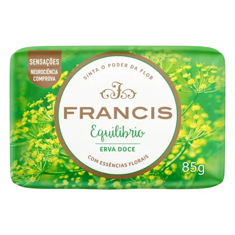 Sabonete Barra Erva-Doce Francis Equilíbrio Envoltório 85g
