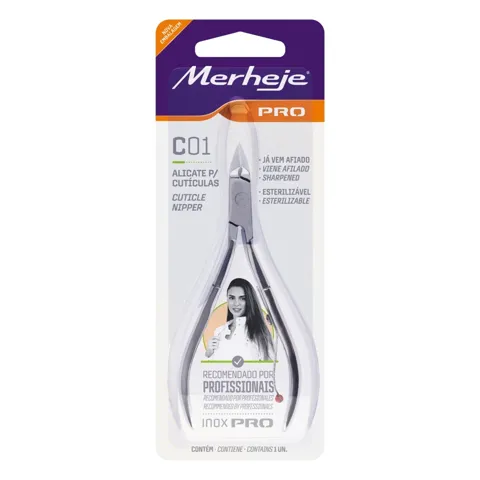 Alicate de Cutícula C01 Merheje Pro