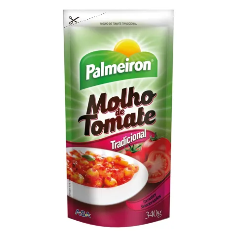 Molho de Tomate Tradicional Palmeiron Sachê 340g
