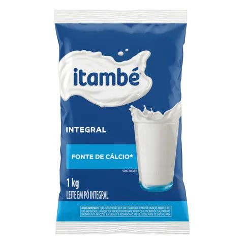 Leite em Pó Integral Itambe Pacote 1kg