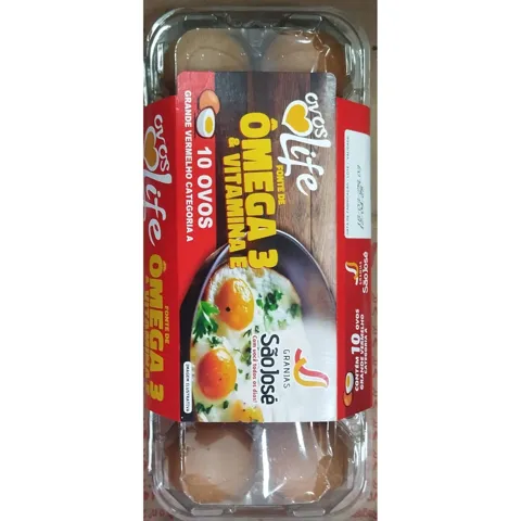 Ovos Omega Life Vermelho Sao Jose C/10