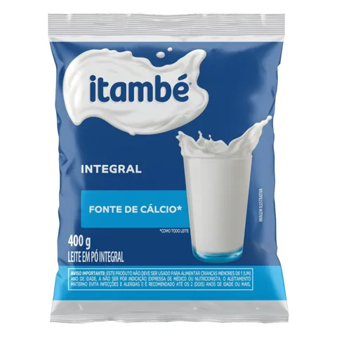 Leite em Pó Integral Itambé Pacote 400g
