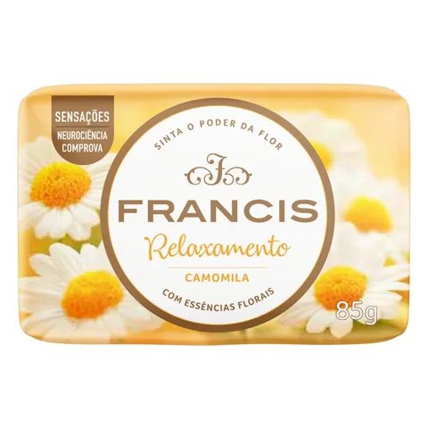 Sabonete Barra Camomila Francis Relaxamento Envoltório 85g