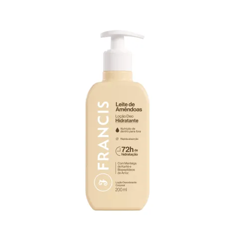 Loção Hidratante Leite de Amêndoas Francis 200ml