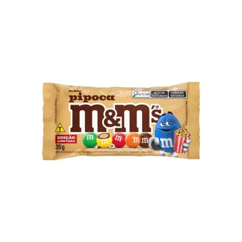 Chocolate M&M 35G Pipoca