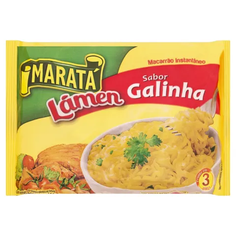 Macarrão Instantâneo Lámen Galinha Maratá Pacote 85g