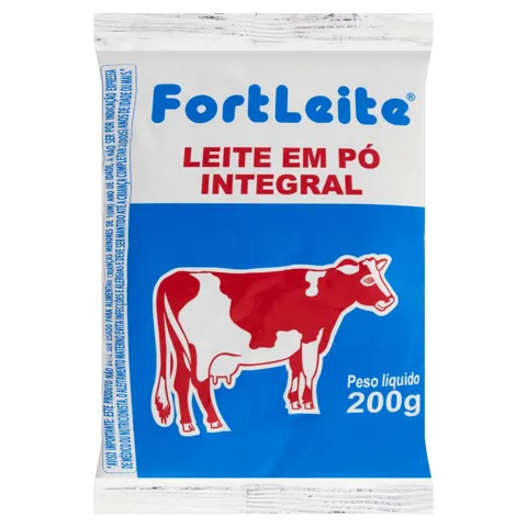 Leite em Pó Integral FortLeite Pacote 200g