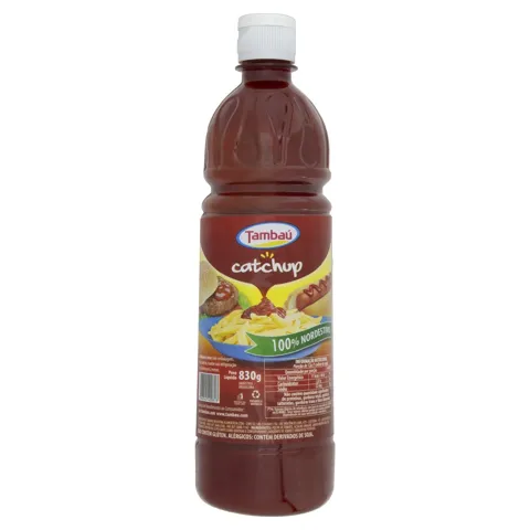 Ketchup Tradicional Tambaú Squeeze 830g