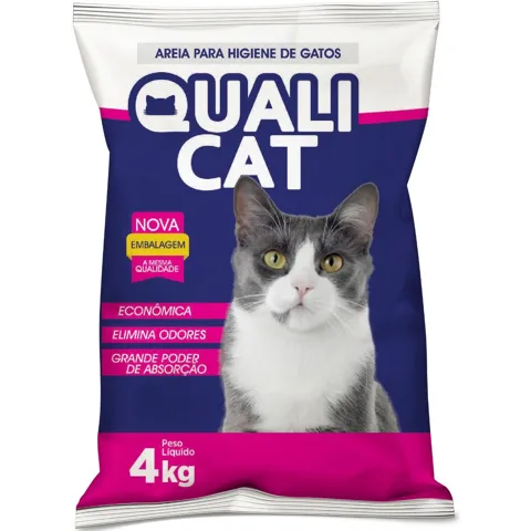 Areia Sanitaria Quali Cat 4Kg