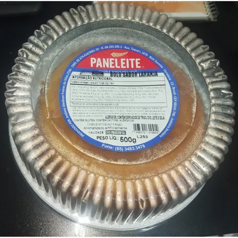 Bolos Pane Leite 500G sabores