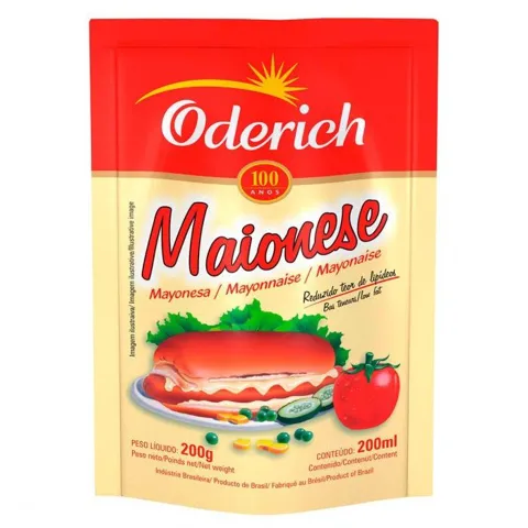 Maionese Oderich 200G Sachê