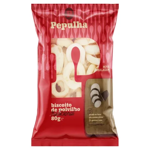 Biscoito de Polvilho Tradicional Pepulha Pacote 80g