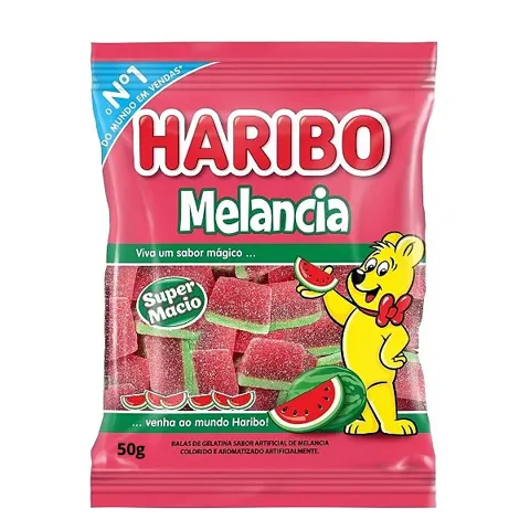 Bala Haribo 50G Melancia