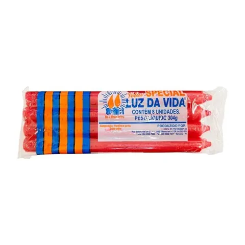Vela Vida Luz N8 C/8