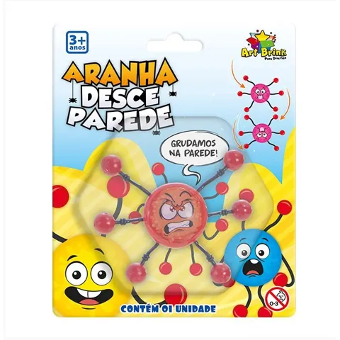 Brinquedo Aranha Desce Parede