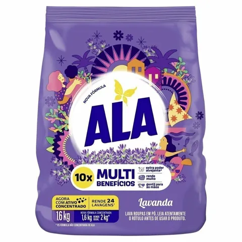 Lava Roupas Po Ala Lav 1,6Kg