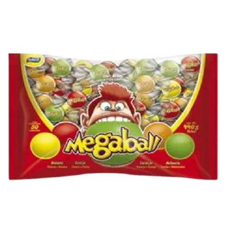 Chiclete Sukest Megaball Sabores C/80