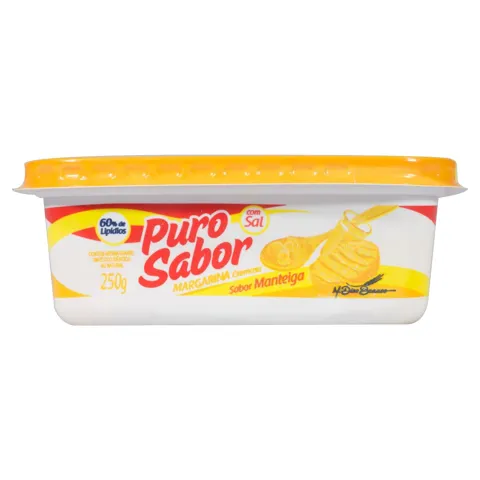 Margarina Manteiga Cremosa com Sal Puro Sabor Pote 250g