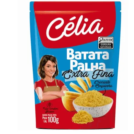 Batata Palha Celia Extra Fina Pct 100G
