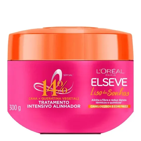 Elseve Máscara de Tratamento Liso dos Sonhos 300g