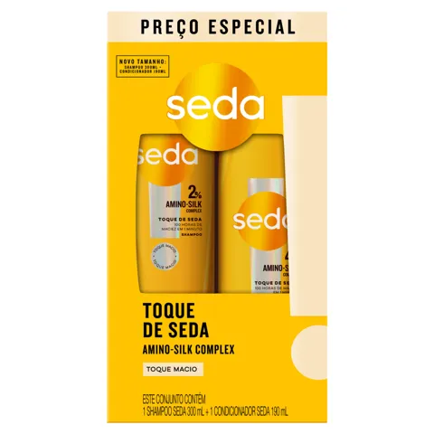 Kit Seda Sh.300Ml+Cond.190Ml Amino-Silk Toque Seda