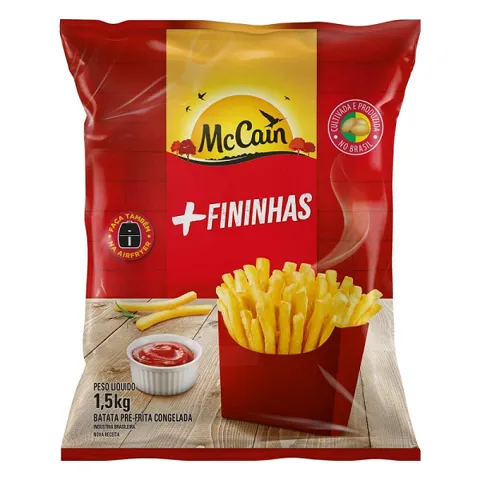 Batata Palito Mccain Fina Pré Frita 1,05Kg