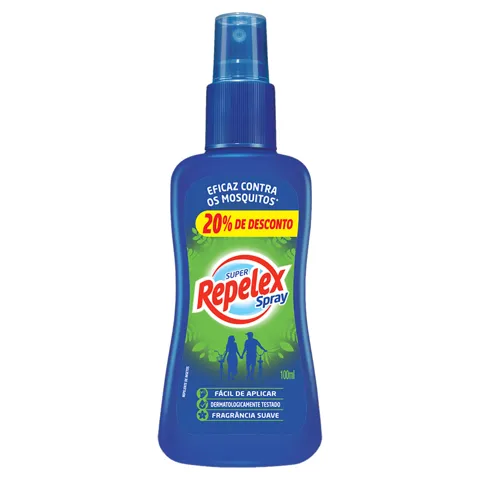 Repelente Suave Repelex Frasco 100ml Spray Grátis 20% de Desconto