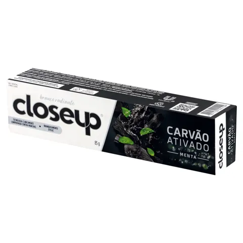 Gel Dental Carvão Ativado Menta Closeup Caixa 85g