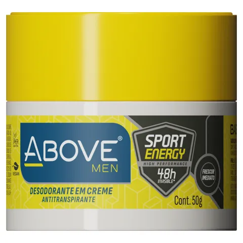 Antitranspirante Creme Invisible Sport Energy Above Men 50g