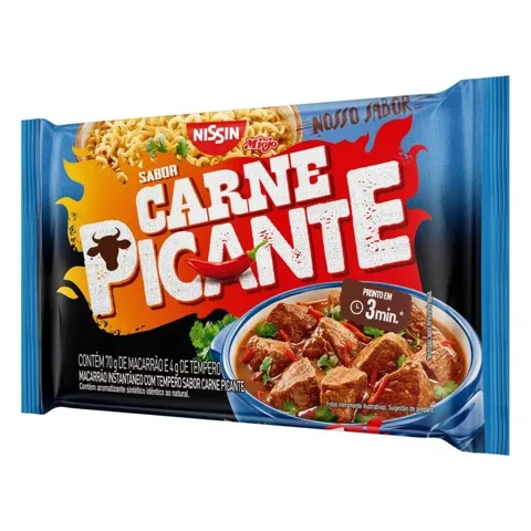 Macarrao Instantaneo Nissin Carne Picante 85G
