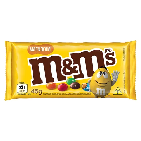 Chocolate Confeito M&ms 40g Pacote Amendoim