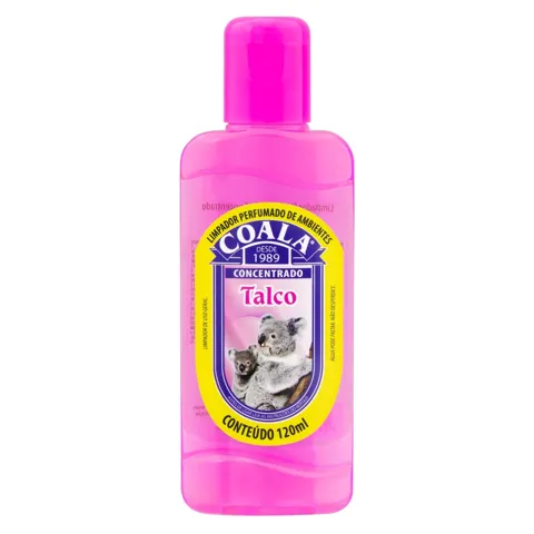 Limpador Perfumado Concentrado Talco Coala Frasco 120ml