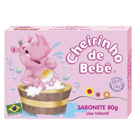 Sabonete CHEIRINHO DE BEBÊ Rosa 80g
