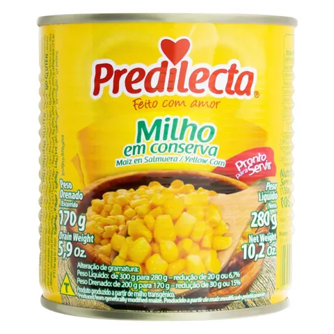Milho Verde em Conserva Predilecta Lata 170g